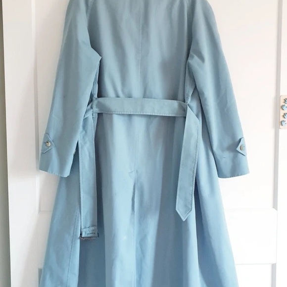 Burberry Light Blue Trench Coat - Picture 3 of 7